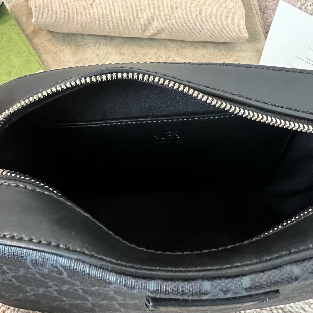 Authentic Gucci Black Bag with Red and Blue Strap - Picture 7 of 8